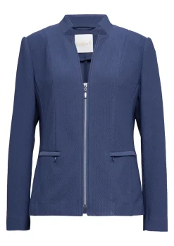Trageangenehmer Struktur-Jerseyblazer