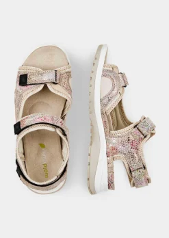 Trekking-Sandalen mit Foliendruck