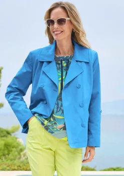 Trenchjacke mit Baumwolle
