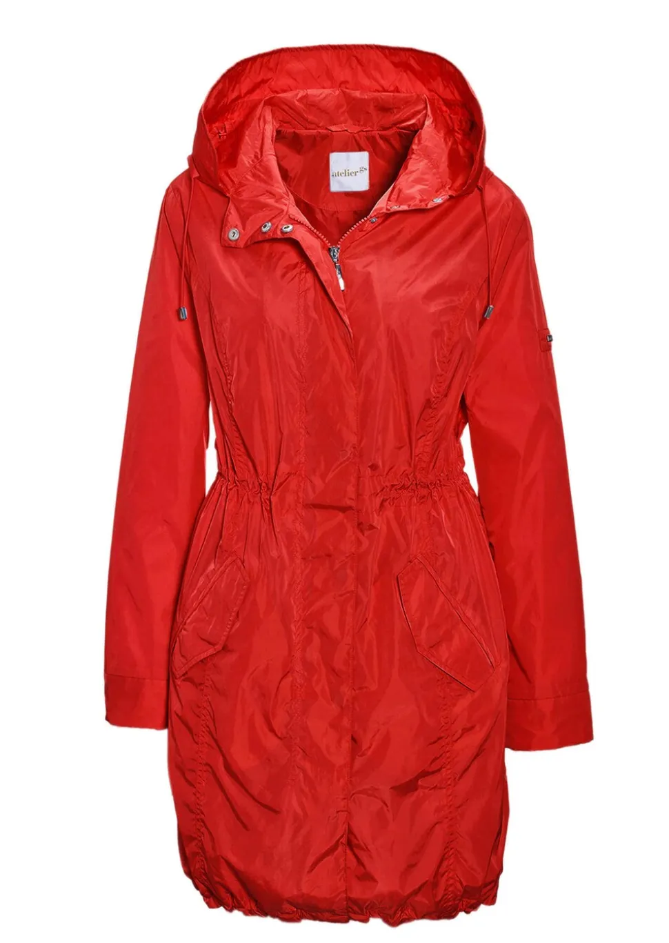 Trendiger leichter Regen Parka aus funktionalem Material