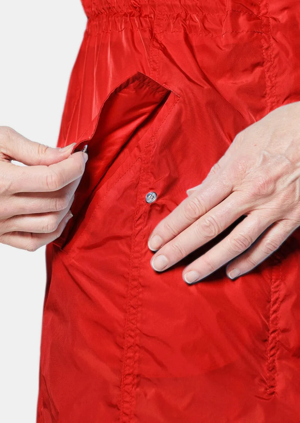 Trendiger leichter Regen Parka aus funktionalem Material