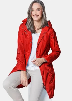 Trendiger leichter Regen Parka aus funktionalem Material