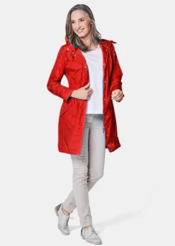 Trendiger leichter Regen Parka aus funktionalem Material