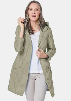 Trendiger leichter Regen Parka aus funktionalem Material