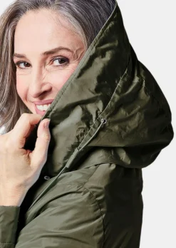 Trendiger leichter Regen Parka aus funktionalem Material