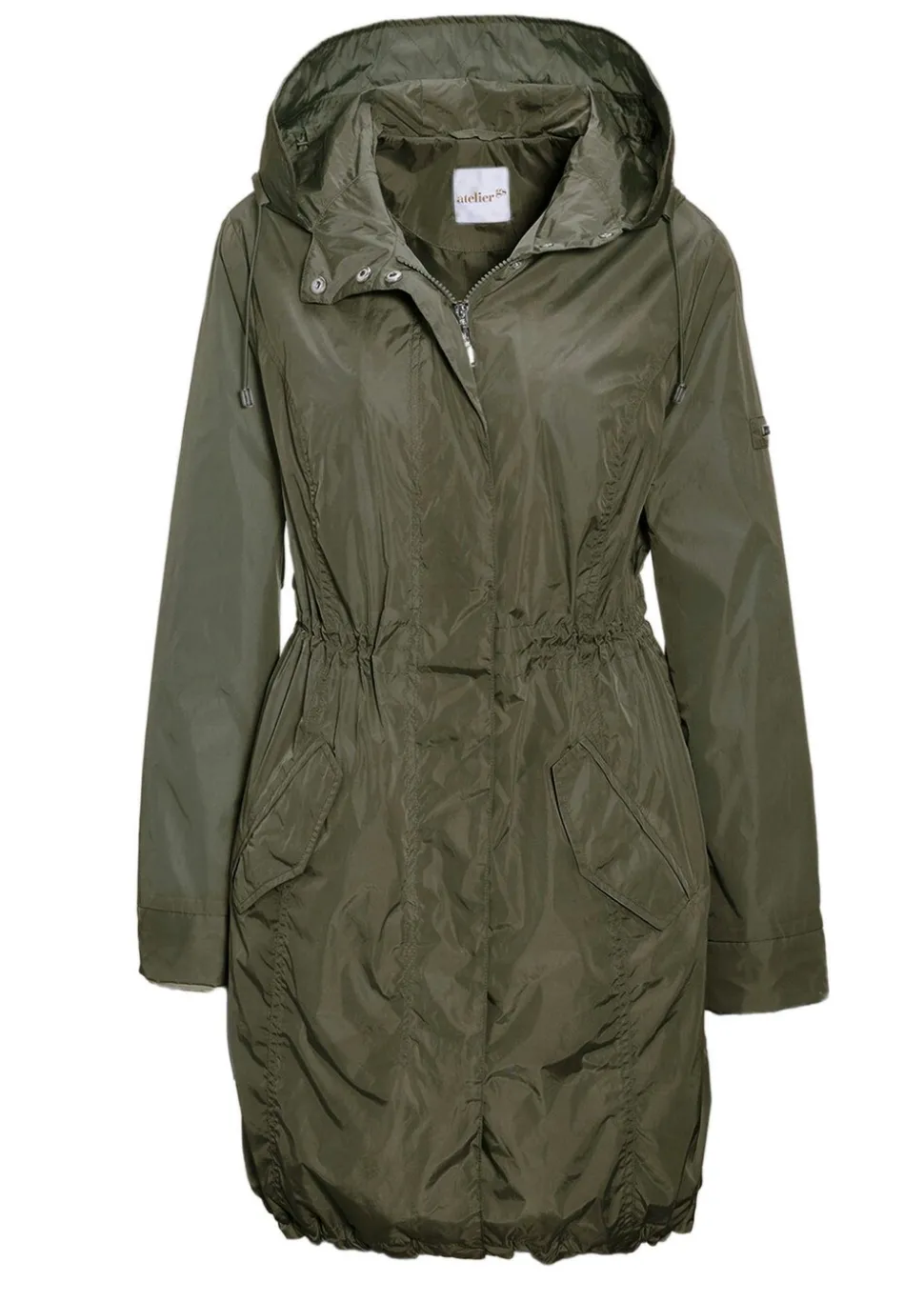 Trendiger leichter Regen Parka aus funktionalem Material