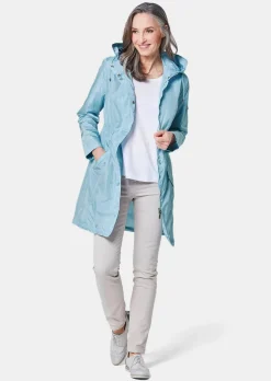 Trendiger leichter Regen Parka aus funktionalem Material