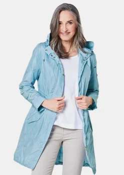 Trendiger leichter Regen Parka aus funktionalem Material