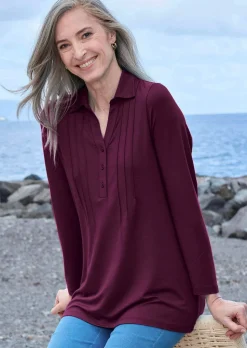 Tunika aus Viskose-Jersey