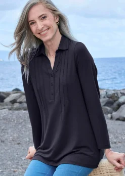 Tunika aus Viskose-Jersey