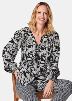 Tunika-Druckbluse