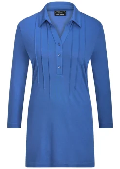Tunikashirt aus Jersey mit Biesen