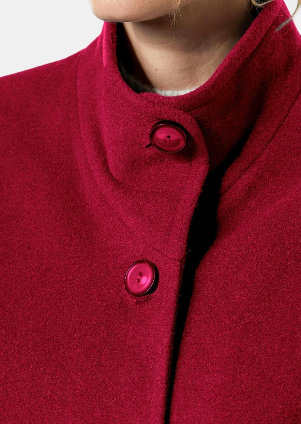 Unentbehrliche Wolljacke mit feinen Details