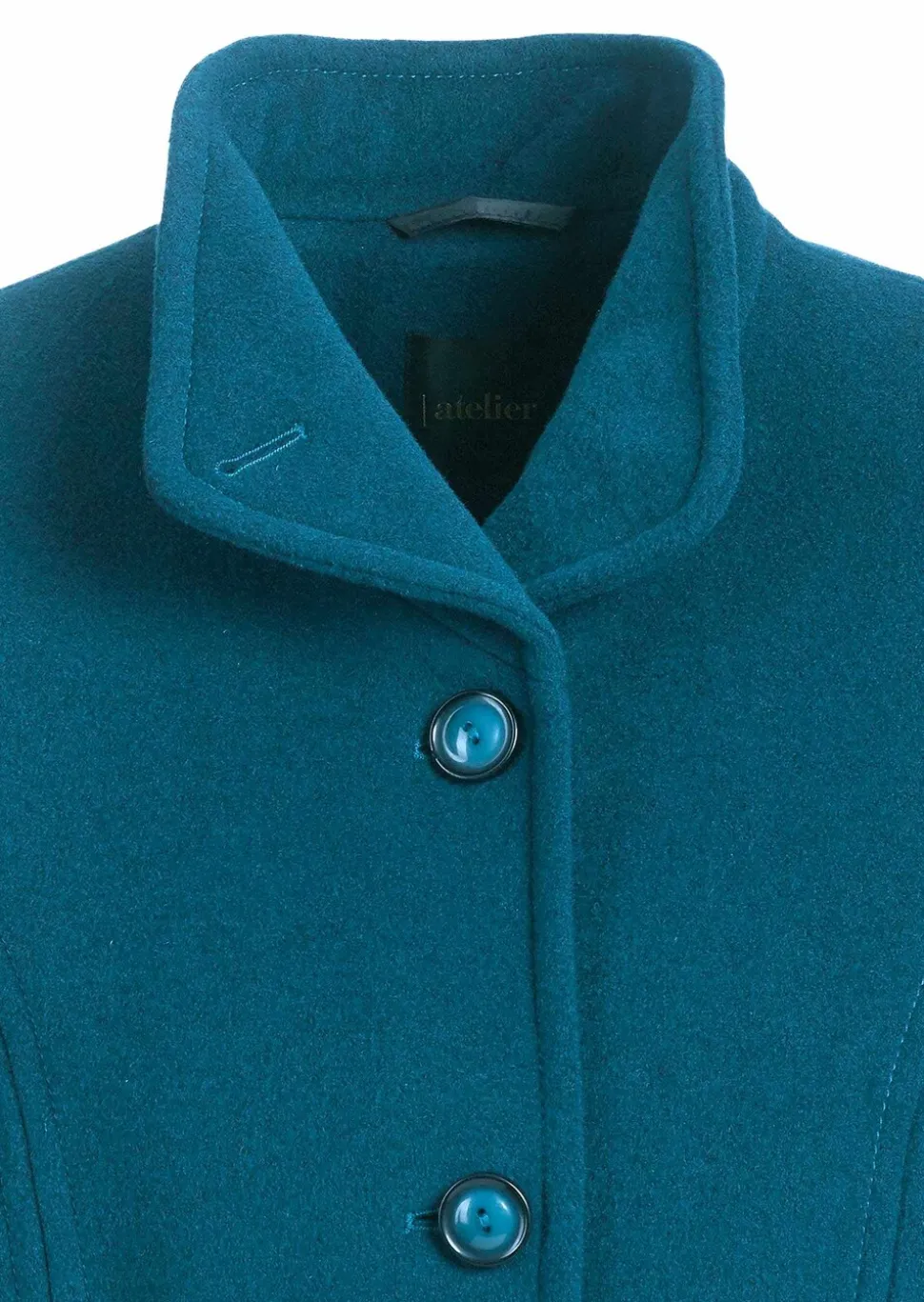 Unentbehrliche Wolljacke mit feinen Details