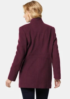 Unentbehrliche Wolljacke mit feinen Details