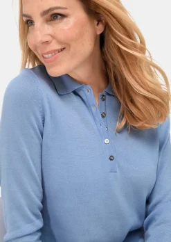 Unkomplizierter Pullover mit Polokragen