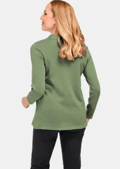 Unkomplizierter Pullover mit Polokragen