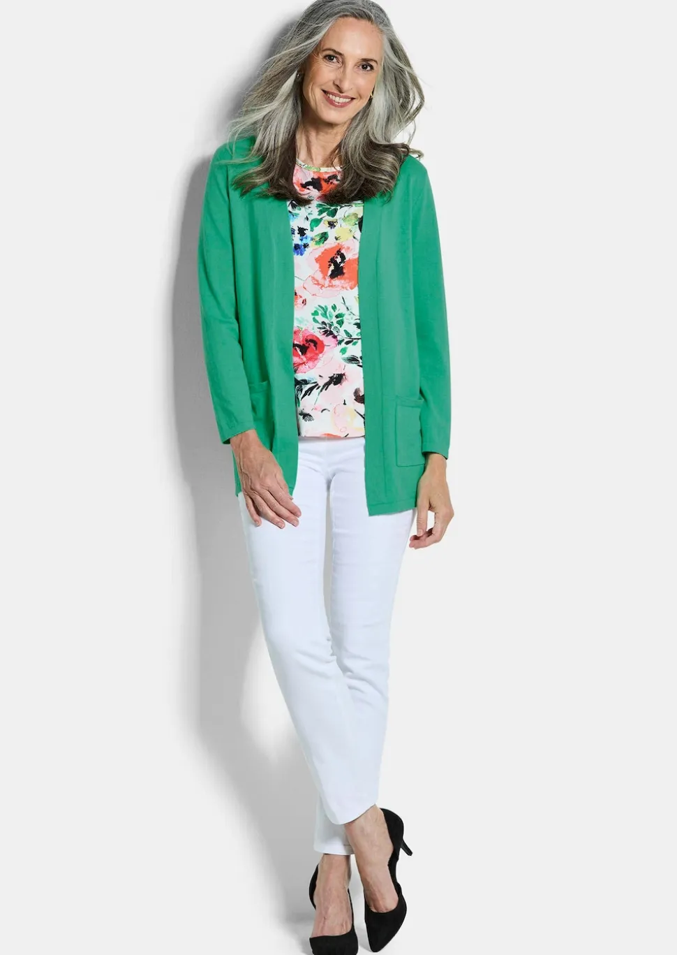 Verschlussloser Cardigan aus COTTAMIRA