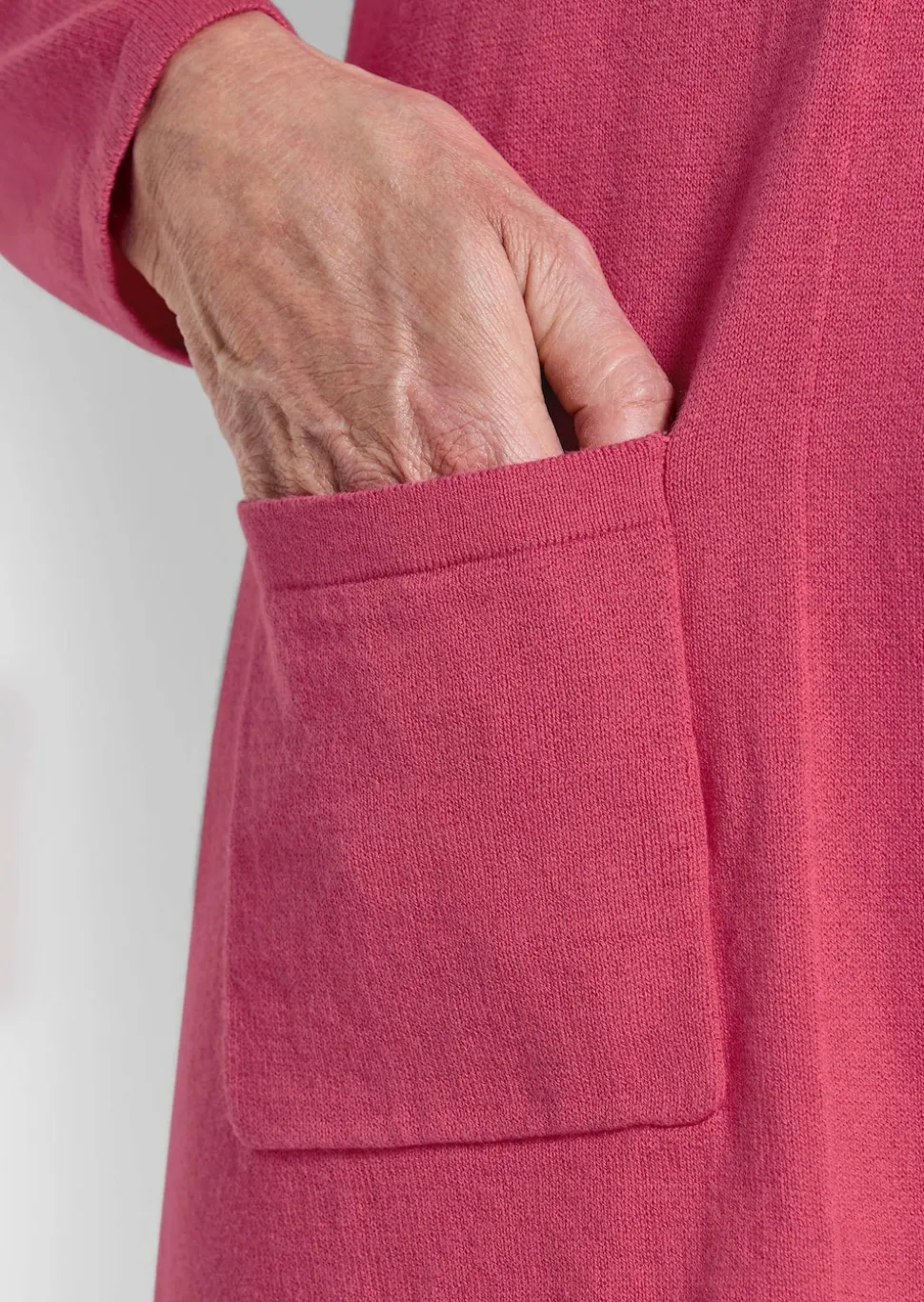 Verschlussloser Cardigan aus COTTAMIRA