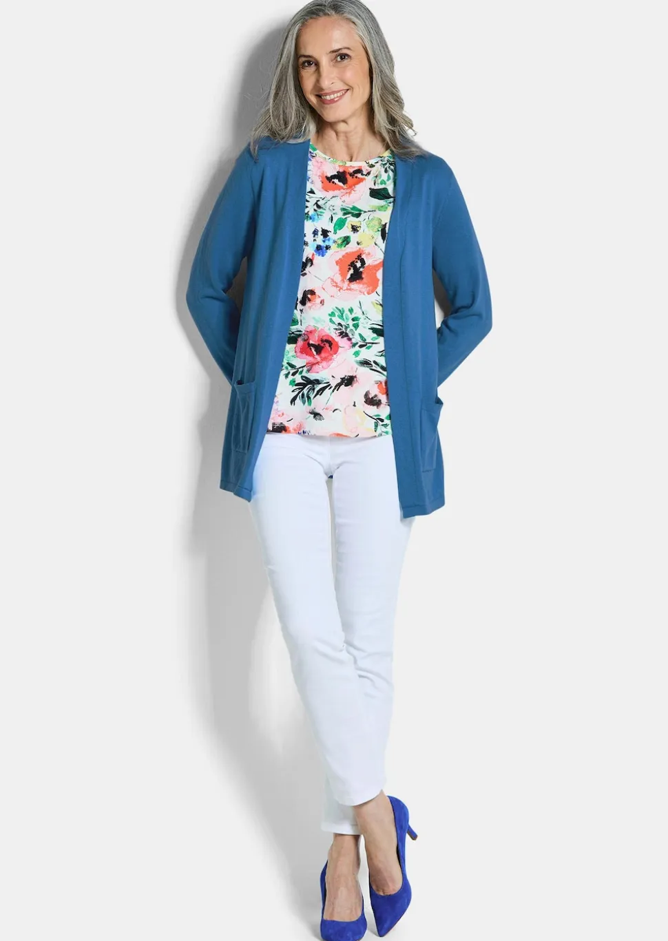 Verschlussloser Cardigan aus COTTAMIRA