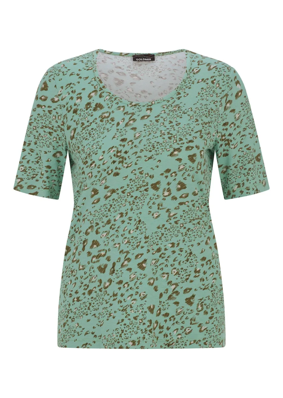 Viskoseshirt im Leo Look