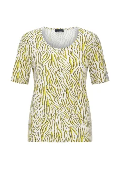 Viskoseshirt mit Zebramuster