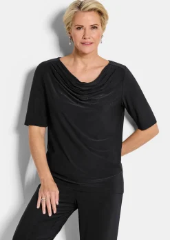 Wasserfallshirt mit Glitzersteinen