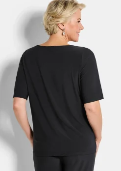 Wasserfallshirt mit Glitzersteinen