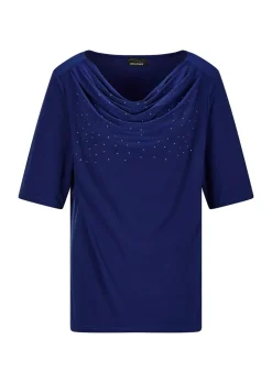 Wasserfallshirt mit Glitzersteinen