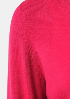 Weiche Kaschmirstrickjacke mit V-Ausschnitt