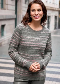 Weicher Pullover mit Pailletten