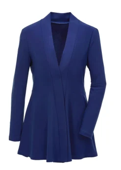 Weich fallende Jersey-Longjacke