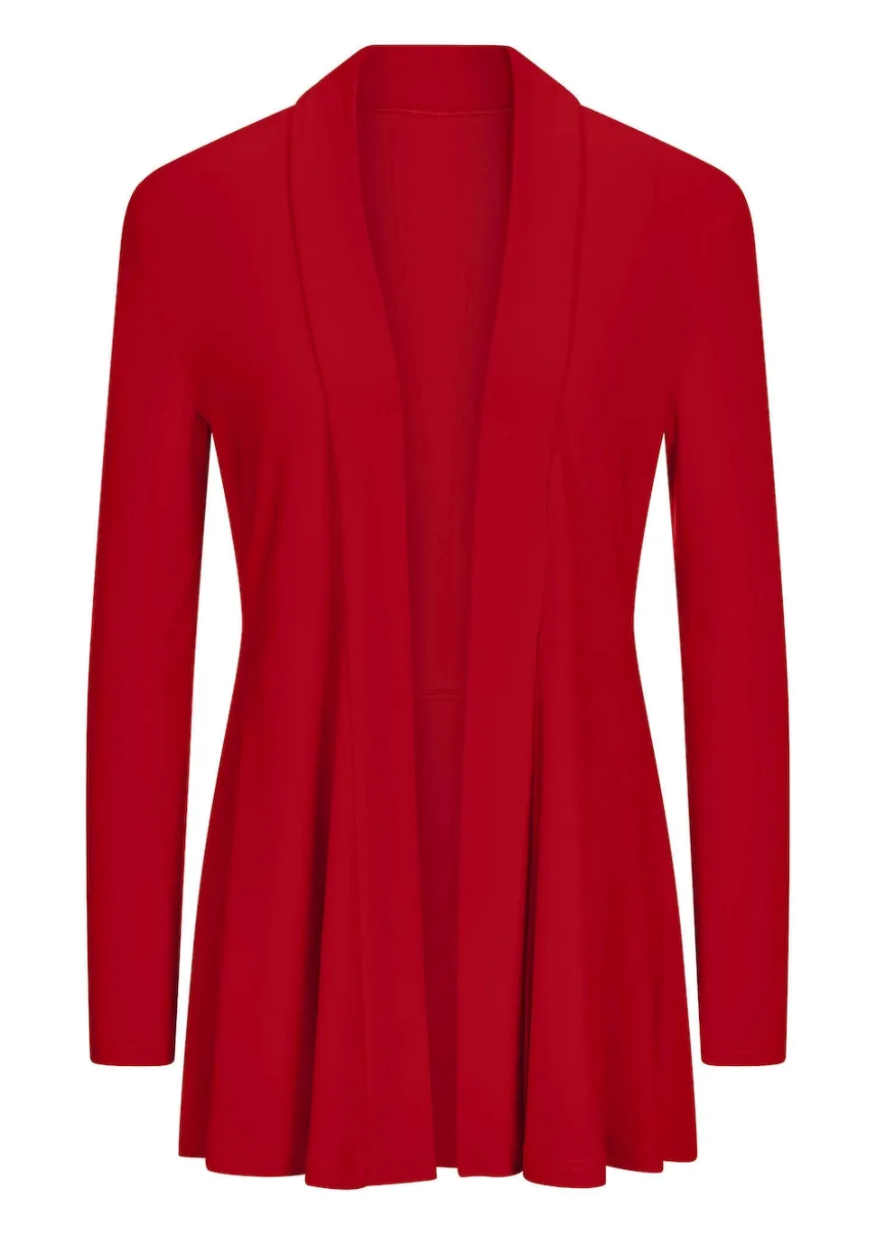 Weich fallende Jersey-Longjacke
