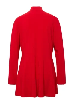 Weich fallende Jersey-Longjacke