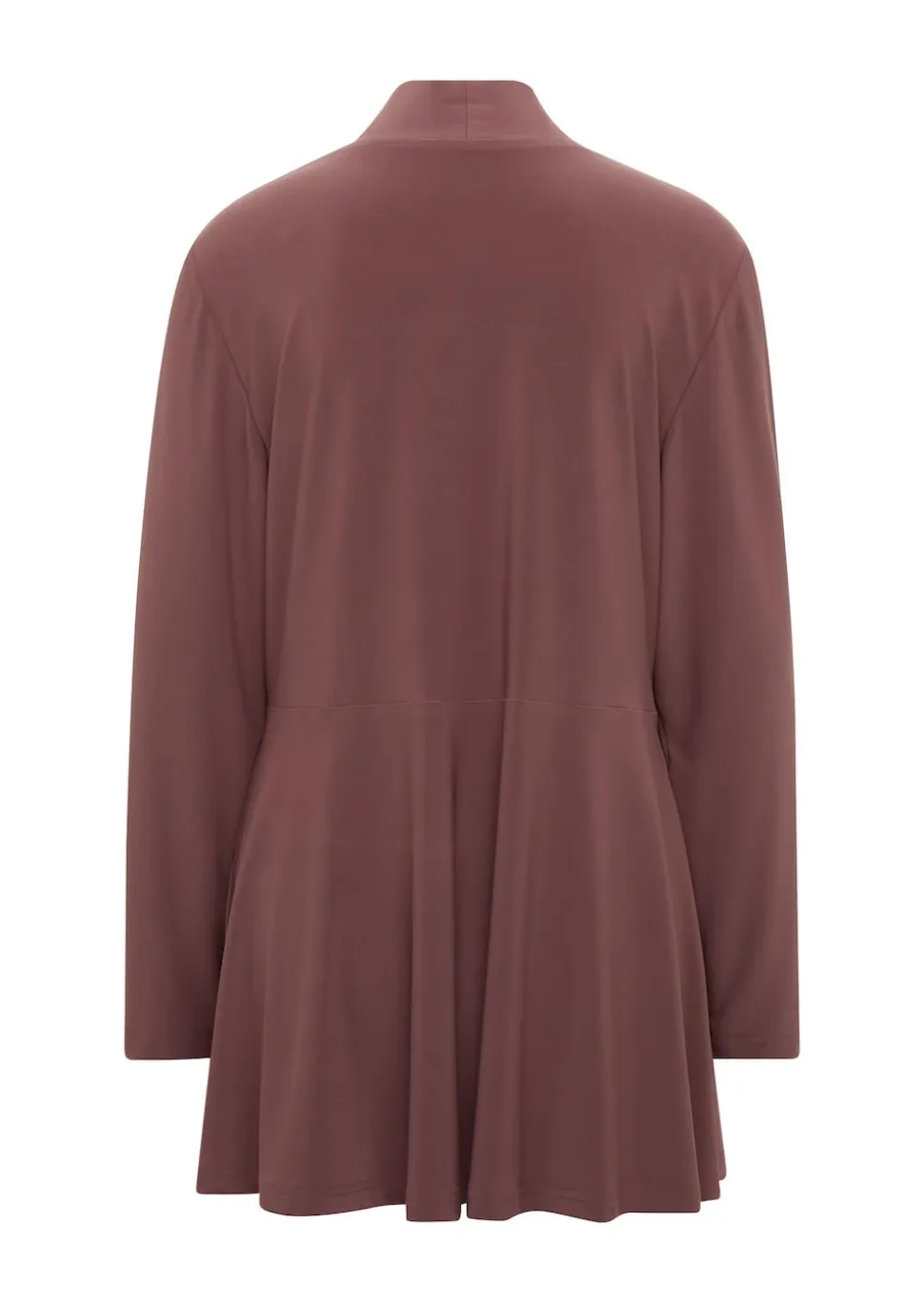 Weich fallende Jersey-Longjacke