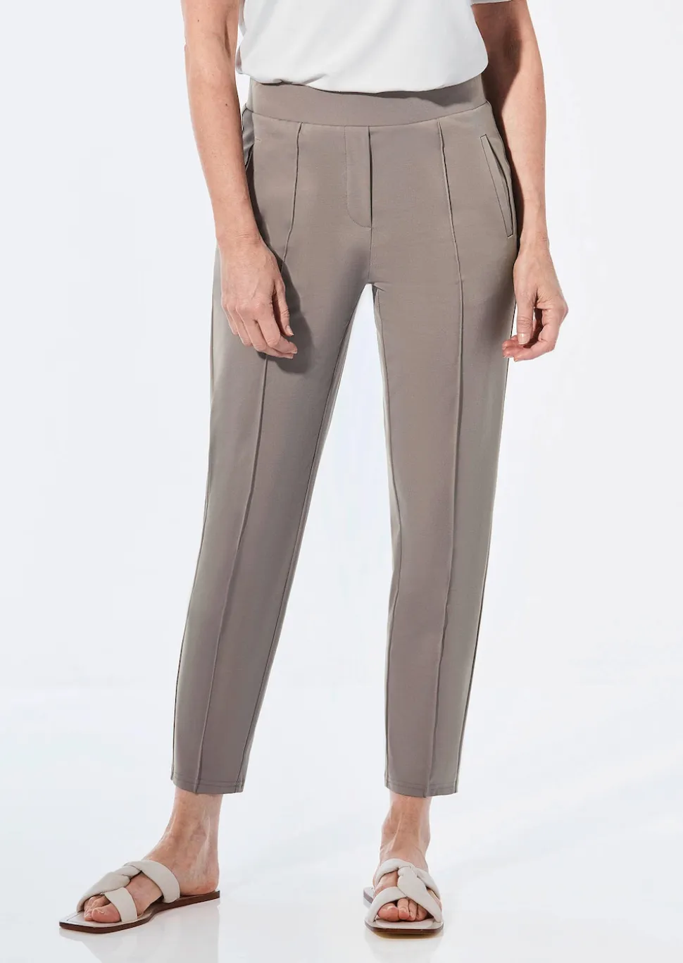 Weite Hose SARA aus Viskose-Jersey