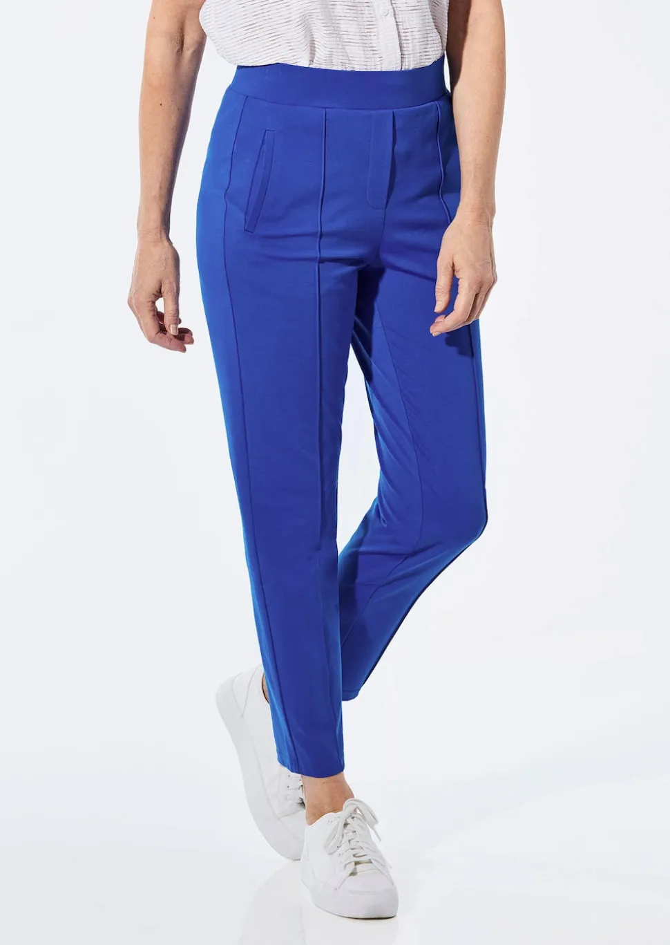 Weite Hose SARA aus Viskose-Jersey