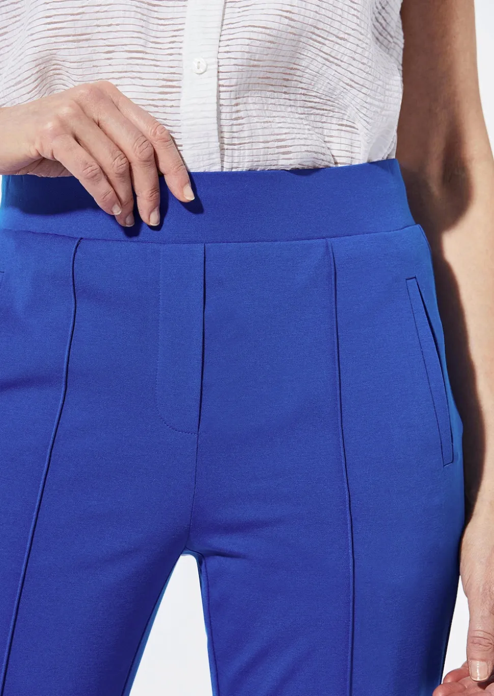 Weite Hose SARA aus Viskose-Jersey