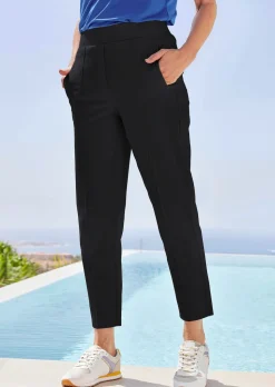 Weite Hose SARA aus Viskose-Jersey