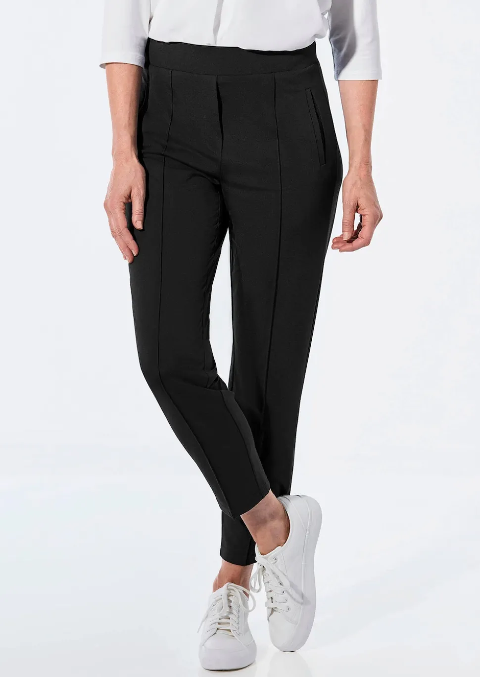 Weite Hose SARA aus Viskose-Jersey