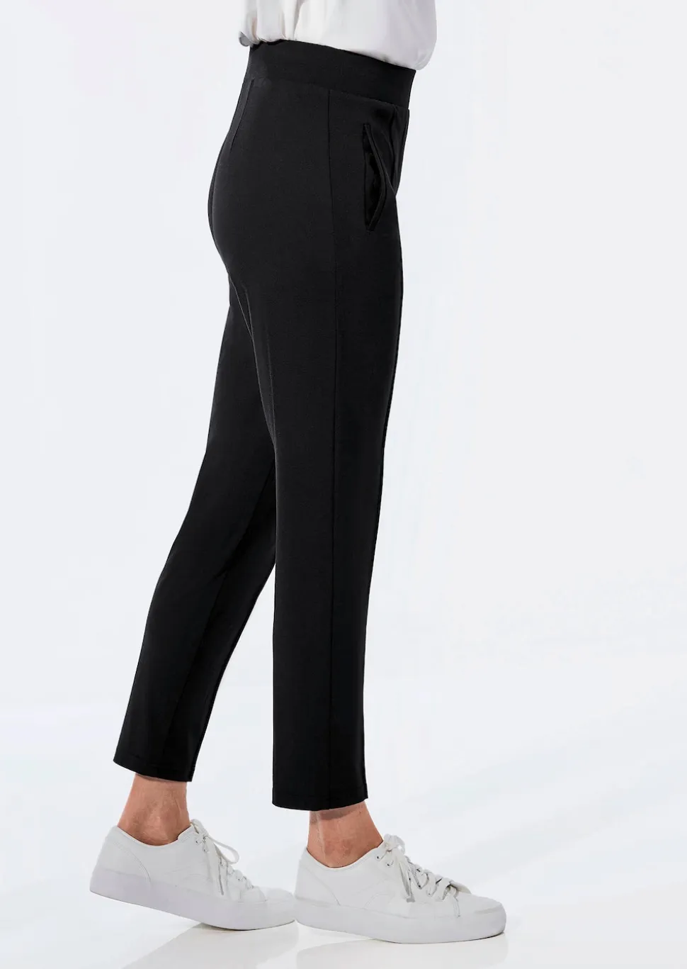 Weite Hose SARA aus Viskose-Jersey