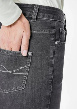 Weite Jeans VERA aus Stretch-Denim