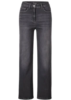 Weite Jeans VERA aus Stretch-Denim