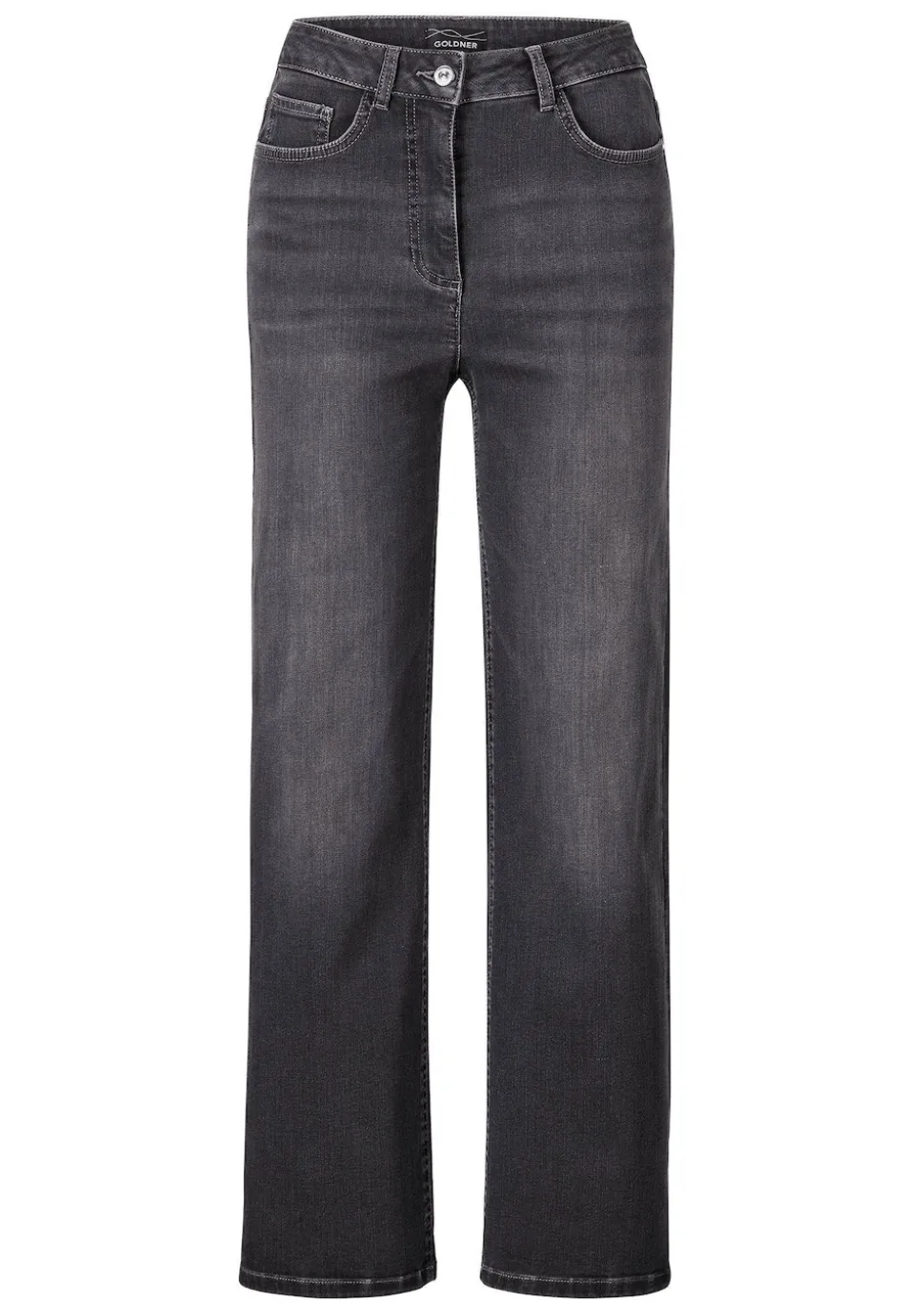 Weite Jeans VERA aus Stretch-Denim