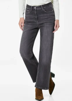 Weite Jeans VERA aus Stretch-Denim