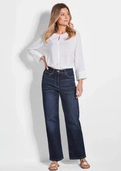 Weite Jeans VERA aus Stretch-Denim