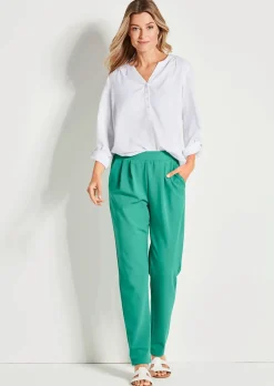 Weite Schlupfhose SARA in Krepp-Qualität