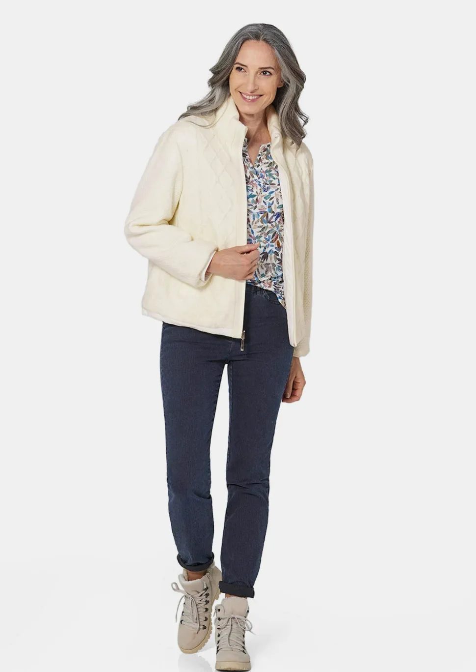 Wendejacke mit Stehkragen