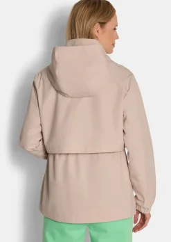 Windbreaker mit abnehmbarer Kapuze