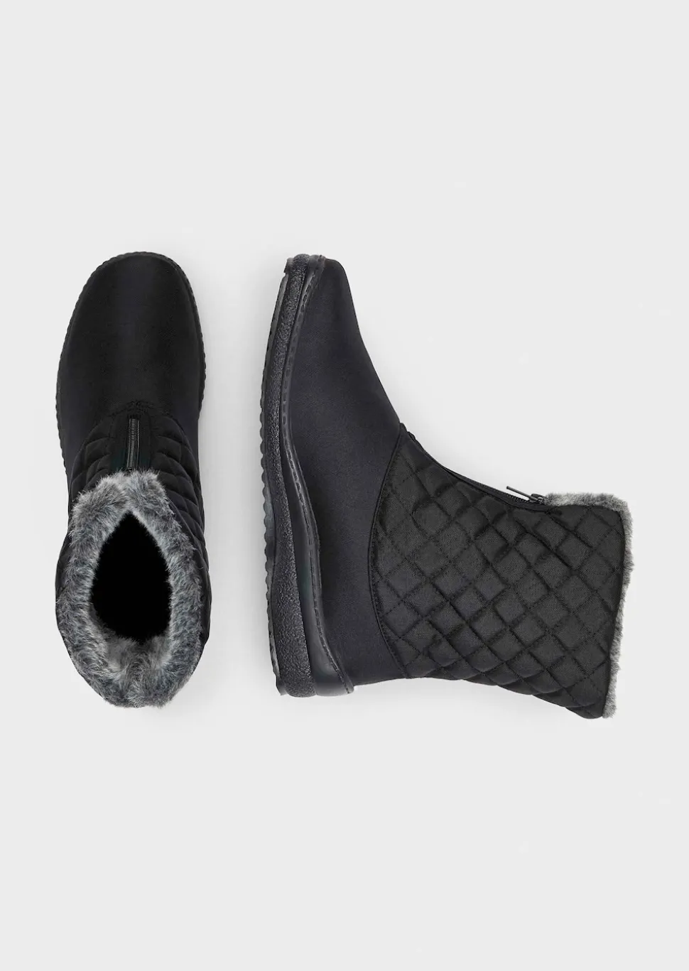 Winterstiefel mit Rautenstepp